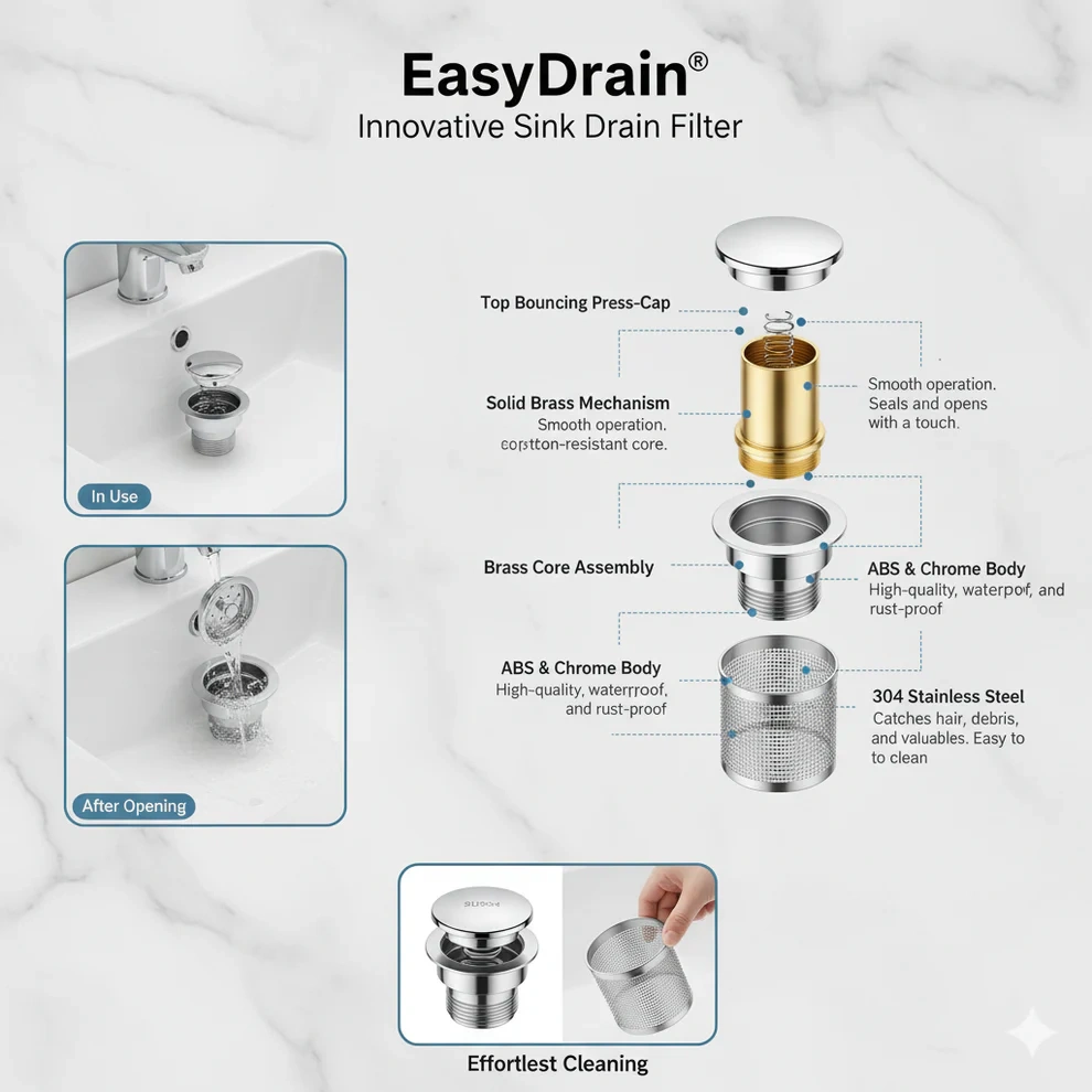 🔥🔥🔥 Limited Time 50% Off Universal Sink Stopper🔥🔥🔥