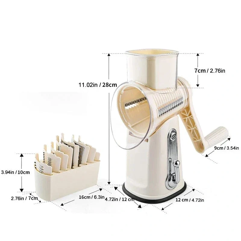 🔥 Flash Sale | Top Sellers Now 50% Off 🔥 5-in-1 Rotating Cheese Grater/Vegetable Slicer
