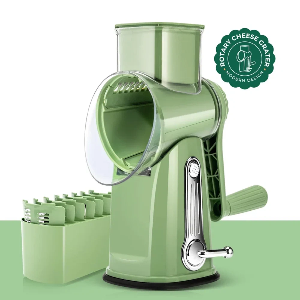 🔥 Flash Sale | Top Sellers Now 50% Off 🔥 5-in-1 Rotating Cheese Grater/Vegetable Slicer