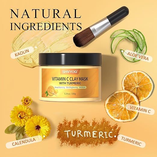 🔥 Flash Sale | Best-Sellers Now 50% Off 🔥 Turmeric & Vitamin C Clay Mask