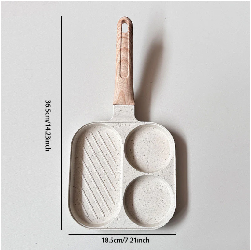 🔥 Flash Sale | Top Sellers Now 50% Off 🔥 3-in-1 Breakfast Pan – Non-Stick