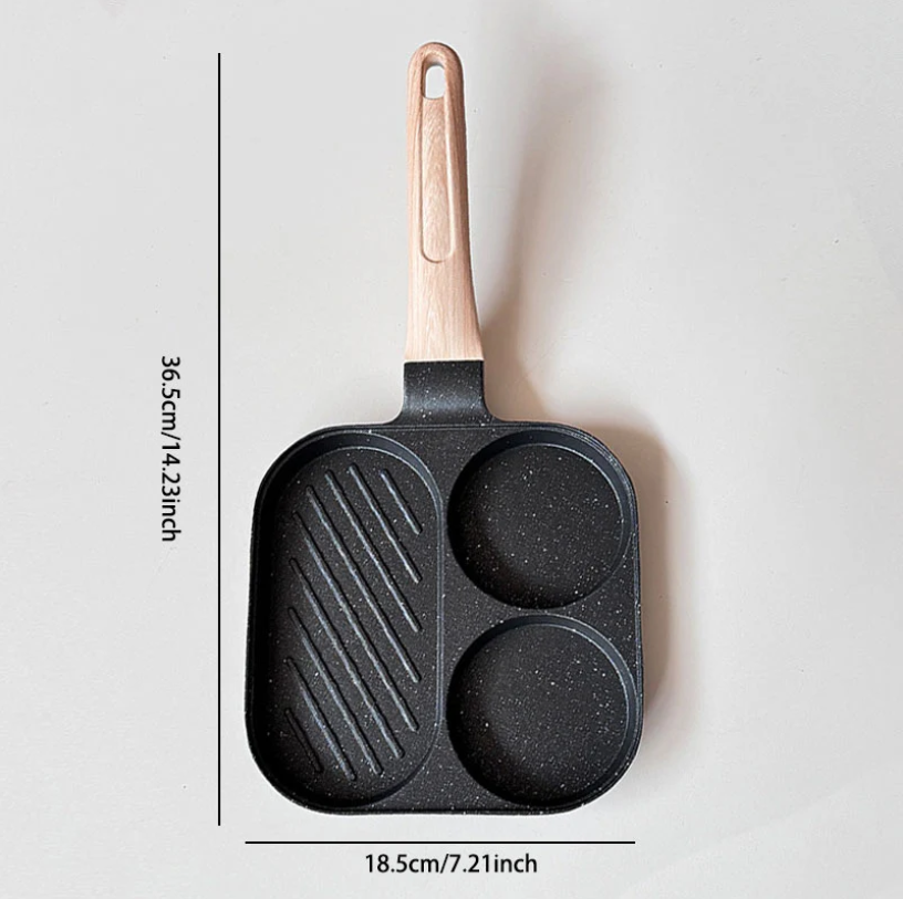 🔥 Flash Sale | Top Sellers Now 50% Off 🔥 3-in-1 Breakfast Pan – Non-Stick