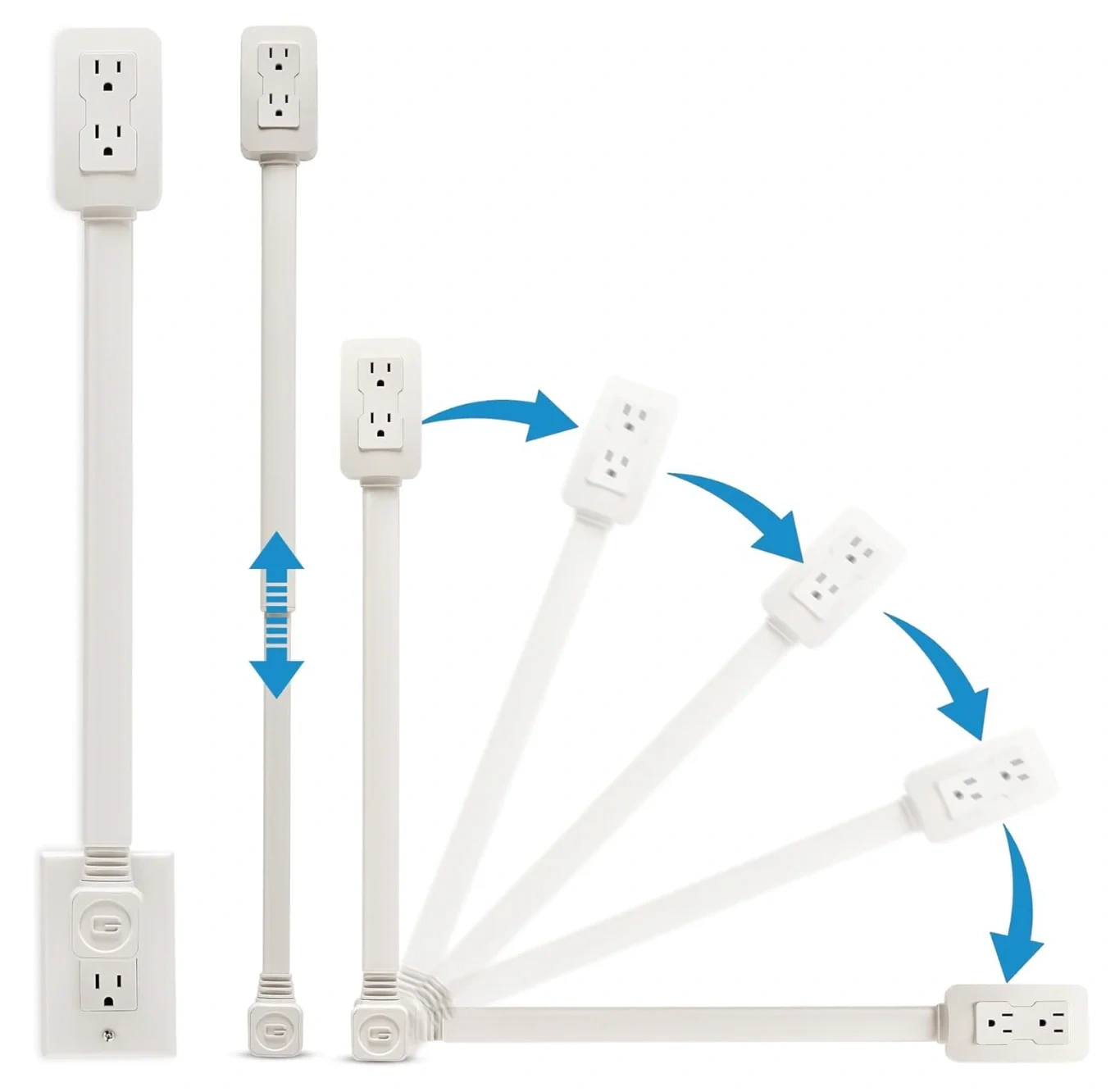 🔥 Flash Sale | Top Sellers Now 50% Off 🔥 Adjustable Power Strip Extension Cord