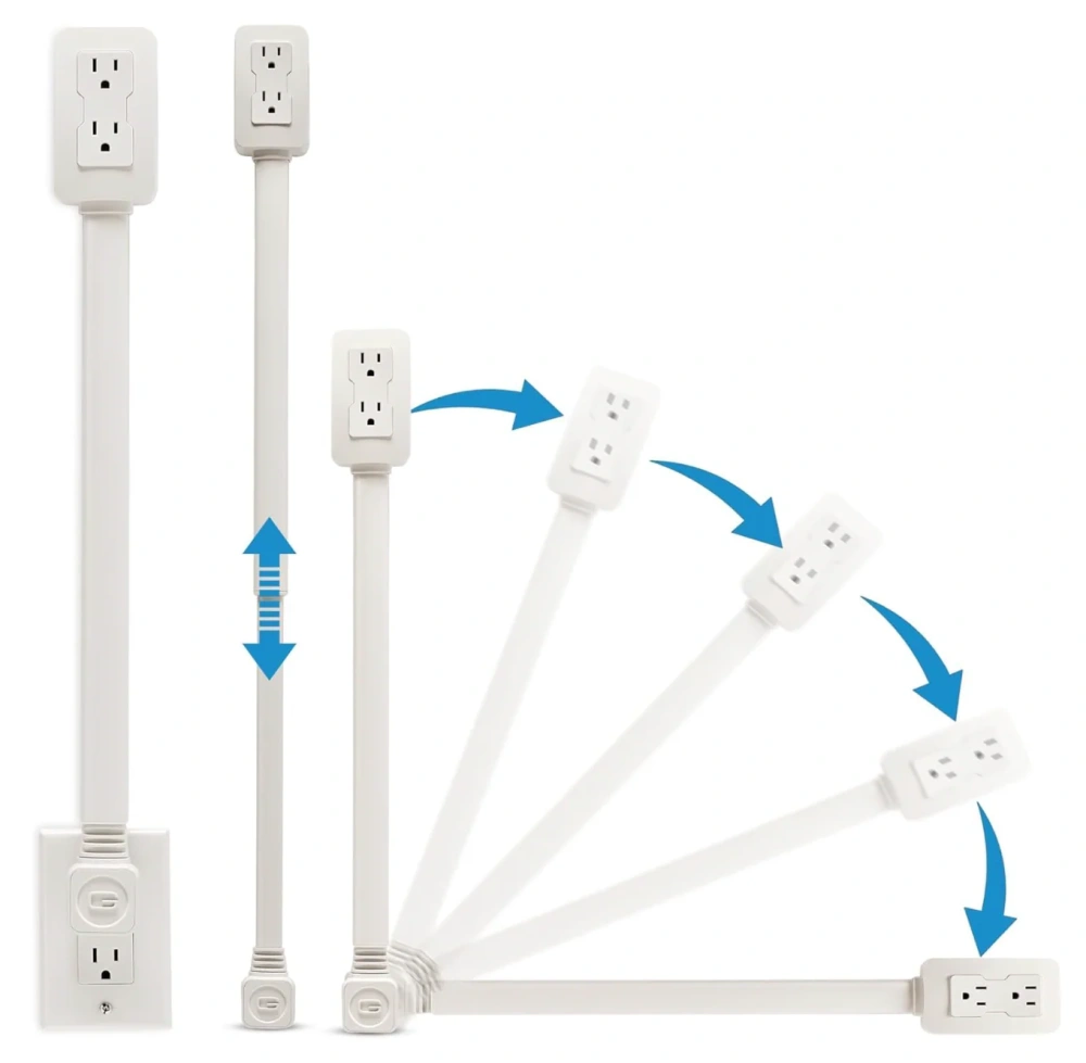 🔥 Flash Sale | Top Sellers Now 50% Off 🔥 Adjustable Power Strip Extension Cord