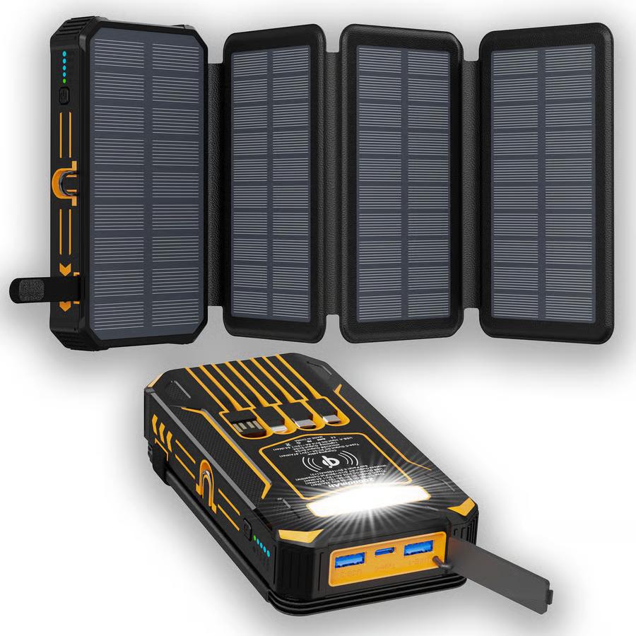 🔥 Flash Sale | Top Sellers Now 50% Off 🔥 Outdoor Foldable Solar-Powered High-Capacity Charger & Portable Power Bank
