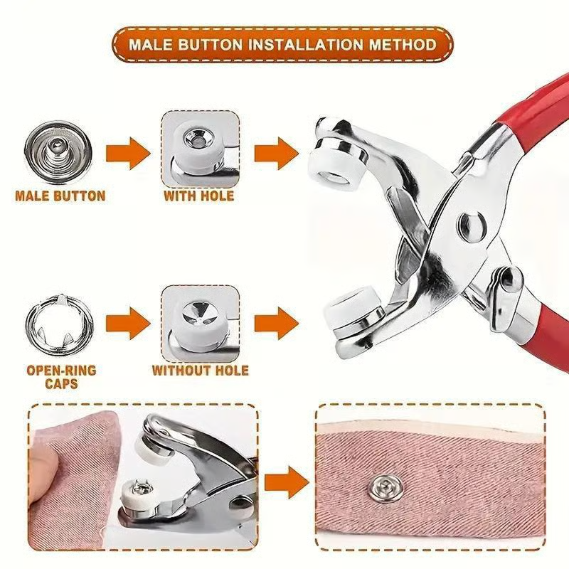 🔥 Flash Sale | Top Sellers Now 50% Off 🔥 Metal Snap Fastener & Fastener Pliers Set