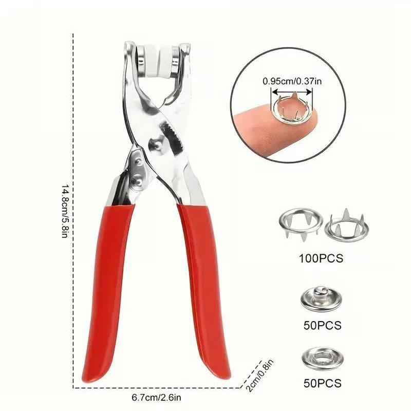 🔥 Flash Sale | Top Sellers Now 50% Off 🔥 Metal Snap Fastener & Fastener Pliers Set