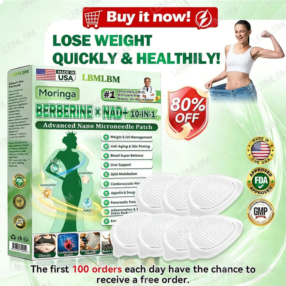 🔥 Flash Sale | Top Sellers Now 50% Off 🔥 Moringa · Berberine × NAD+ 10-in-1 Nano-Needle Patch – Visible Results Daily, Effective in 7 Days ✅ Ideal for Weight Management, Skin Care, Diabetes, and Joint Health