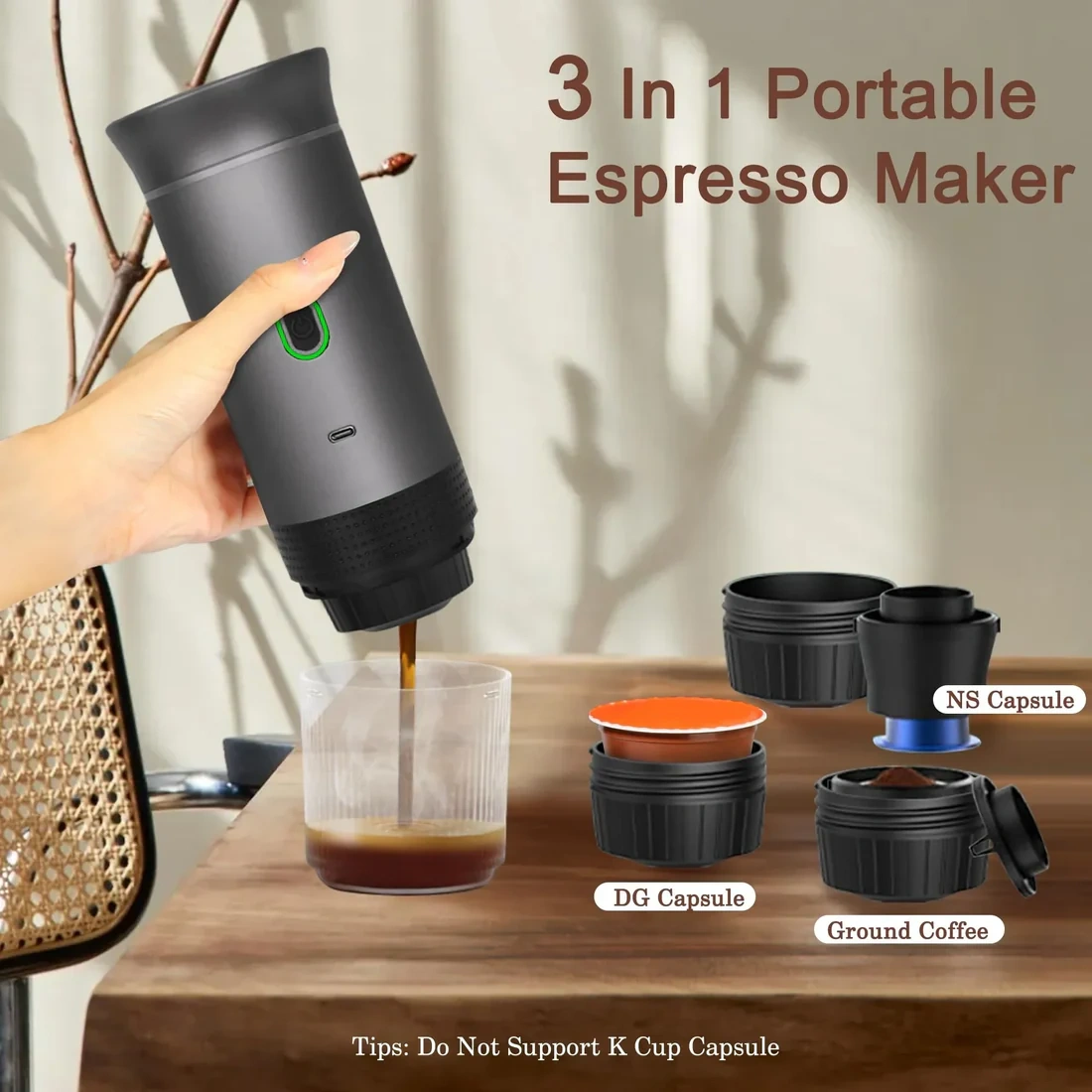 🔥Hot Seller | Low Stock Alert🔥 Portable Espresso Machine