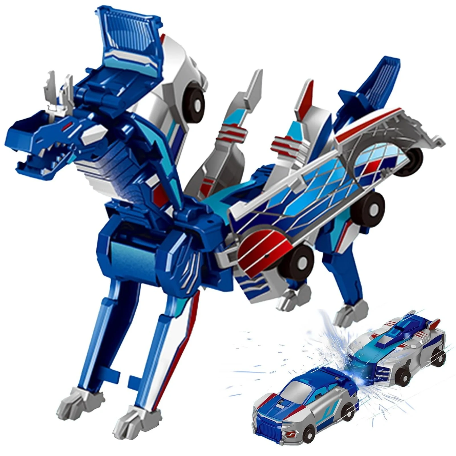 2026 New product 💥 Collision Transforming Dinosaur Car Toy 3706234 Sale price
