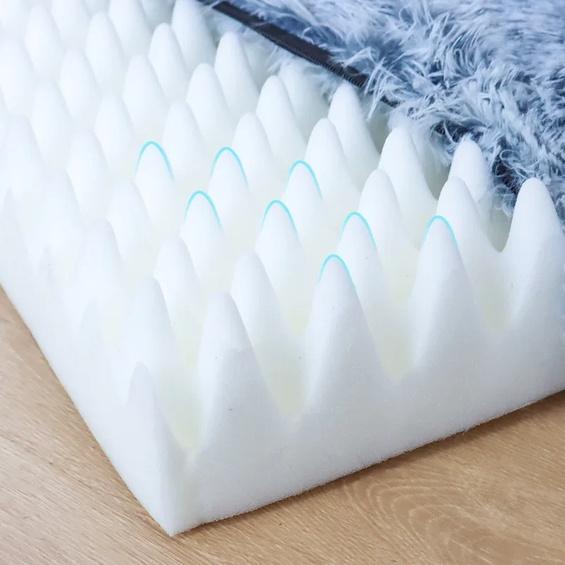 2022 New Design Plush Dog Cushion Beds Eco Friendly Calming Mat Orthopedic Memory Foam Dog Plush Pillow