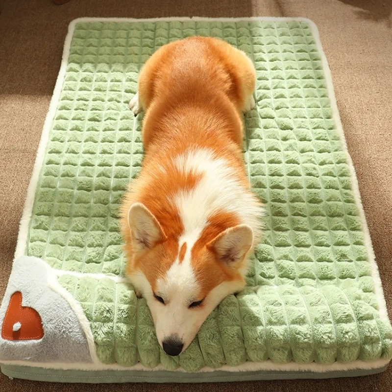 Comfortable Safety Washable Pet Sofa Cotton Breathable Rectangle Nest Puppy Sleeping House Cushion Dog Bed