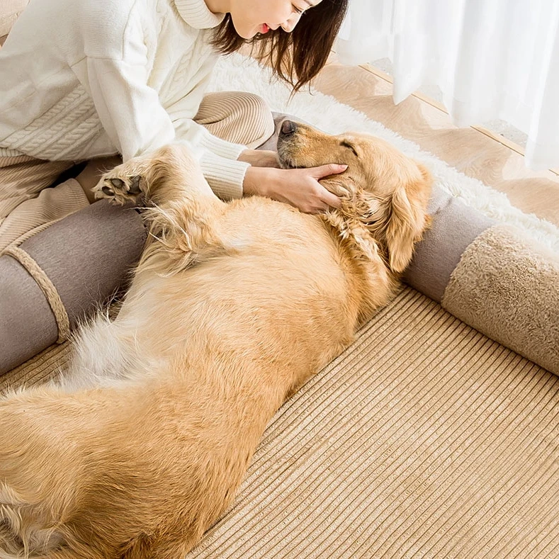 Customized Luxury Durable Eco-Friendly Large Pet House Plus Cat Dog Mattress Beds