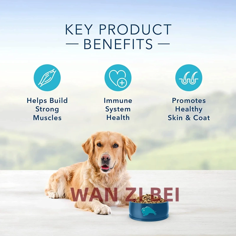OEM/ODM WANZIBEI Life Protection Formula Natural Adult Dry Dog Food -Pet supplement-dog biscuit