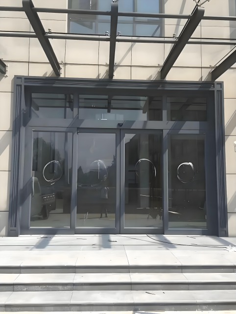 KFC Door Aluminum Metal Framed Glass with Modern Design