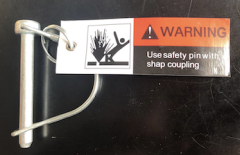 Safety Coupler Pin D-Locking
