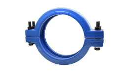 Forged ZX 219 4-Bolt Mining Backfill Pipe Clamp | 600 Bar | Dafeng