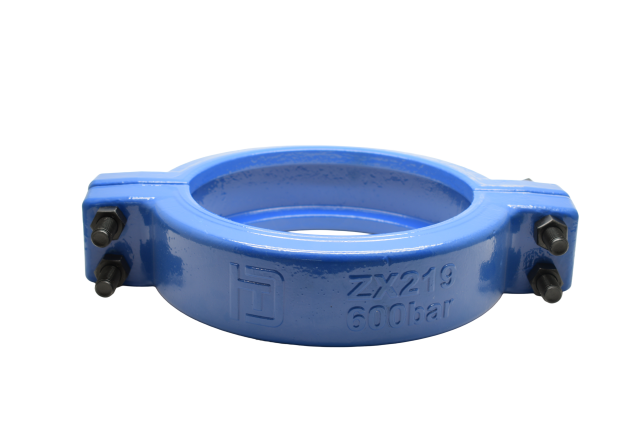 Forged ZX 219 4-Bolt Mining Backfill Pipe Clamp | 600 Bar | Dafeng