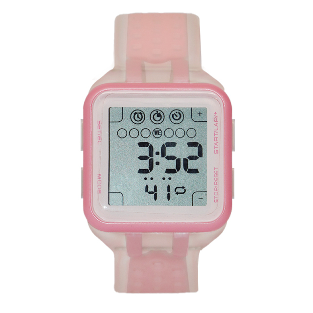 Nifer Square Pink Sport Digital Watches Fashion LCD Watch