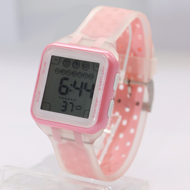 Nifer Square Pink Sport Digital Watches Fashion LCD Watch