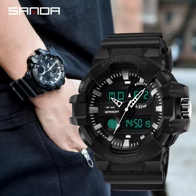 FREE SAMPLE Special Forces Tactical Army Multifunctional digital watch Sports Luminous Personality Student Watch