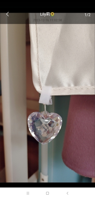 curtain weights 18G Plastic transparent with clip
