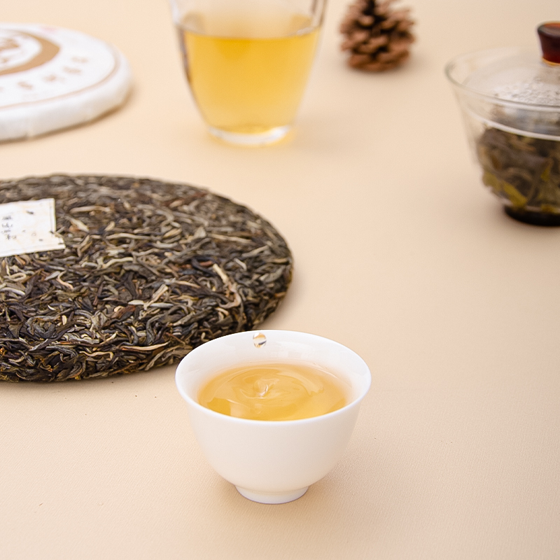 Phoenix Mountain Arbor Ancient Tree Pu'er 2022 | Year of the Tiger Edition | 357g Cake Tea | 200 years old Tree | Pure Material
