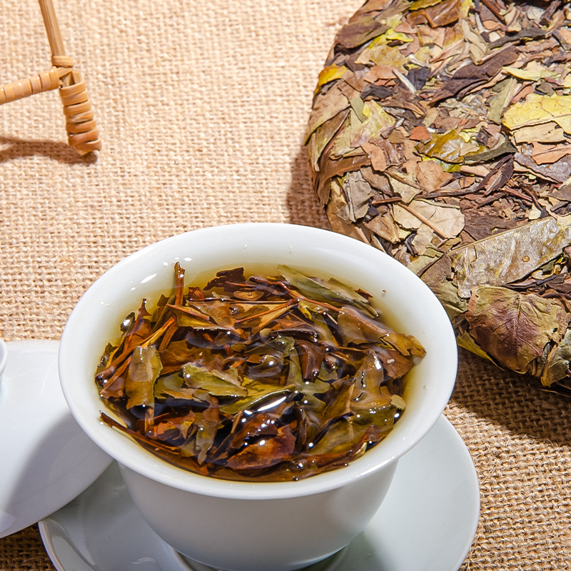 Aged Fuding Shoumei White Tea Cake 350g | 2017 Vintage, 5-Year Aged