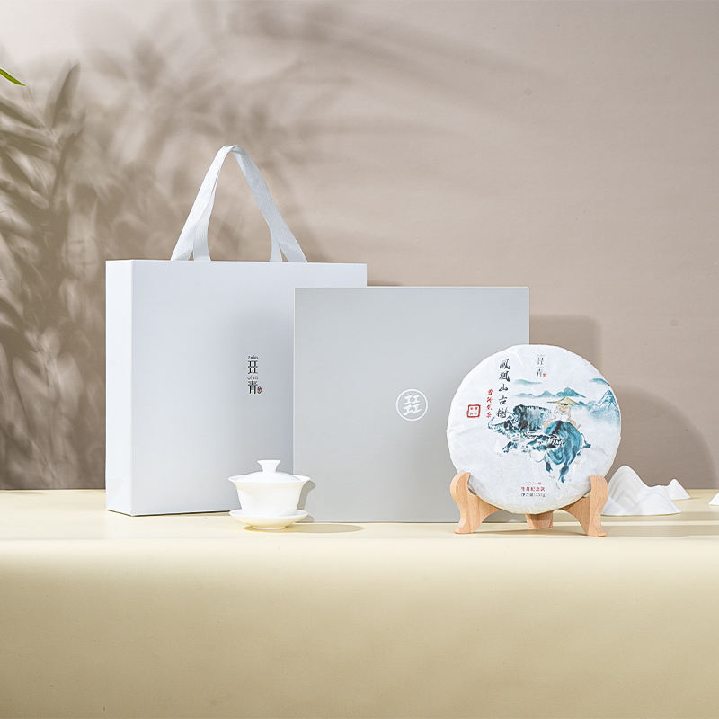 Phoenix Mountain Arbor Ancient Tree Pu'er 2021 | Year of the Ox Edition | 357g Cake Tea | Gift Box