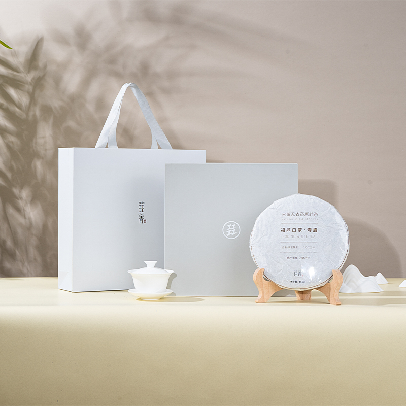 2023 Fuding Shoumei White Tea Cake 350g | Core Area, Traditional Craft | Gift Box