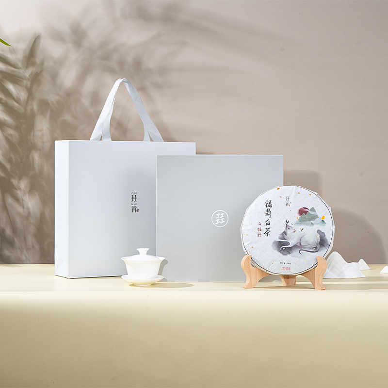Fuding White Peony Tea Cake 350g | Rat Year Edition 2019 | Prime Growing Regions | Gift Box