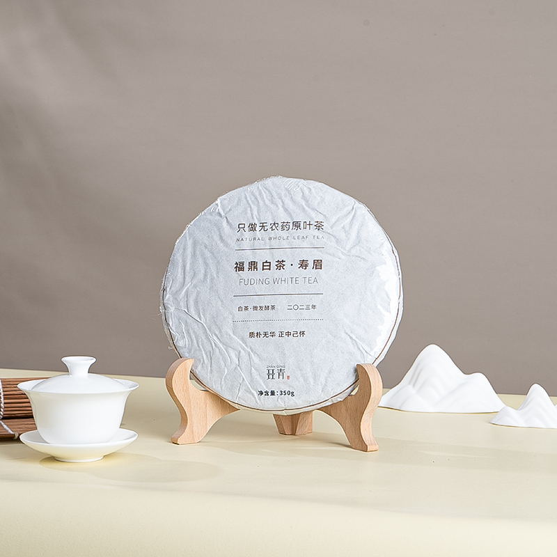 2023 Fuding Shoumei White Tea Cake 350g | Core Area, Traditional Craft