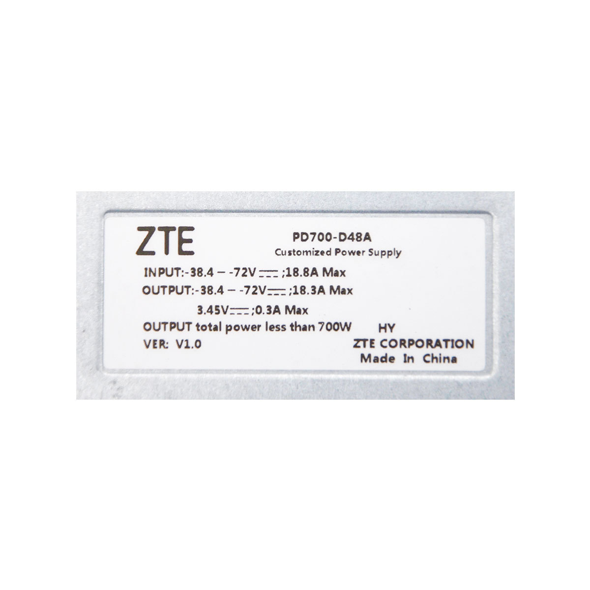 ZTE PRSF DC Power Card