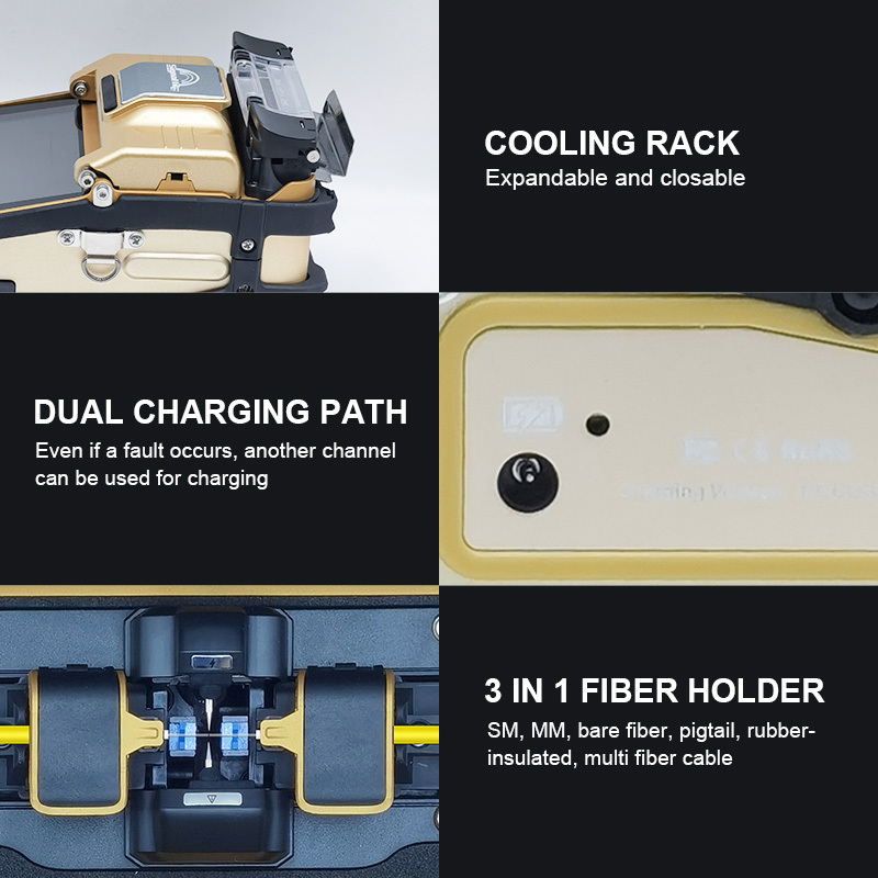 Fiber optic fusion splicer AI-8C