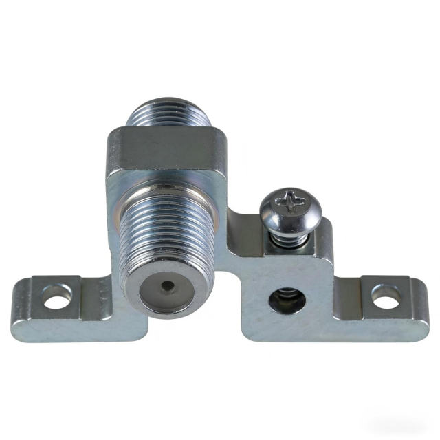 Single Port F-Type Coax Ground Block - 3GHz