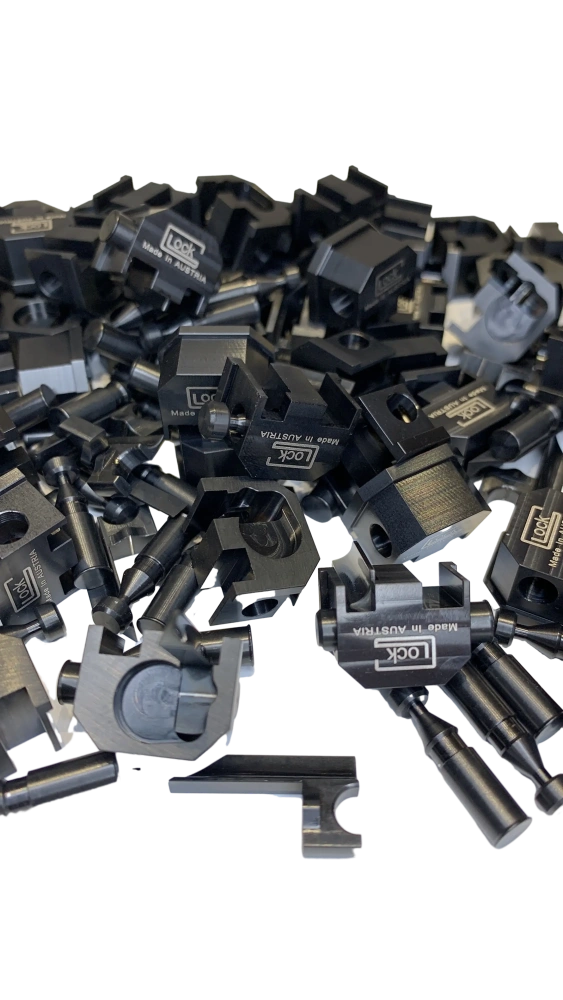 Factory direct sale Stainless steel material Fully automatic Glock selector adjustable Fully automatic Semi-automatic free switching Suitable for G17/G19/G19x/G20/G22/G23/G26/G27/G34/G40 Medium and full-size frames