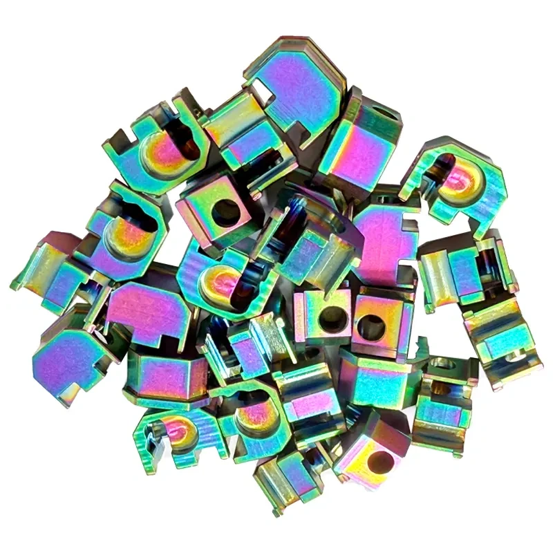A large quantity of Glock fully automatic freely switchable selector switches in rainbow colors