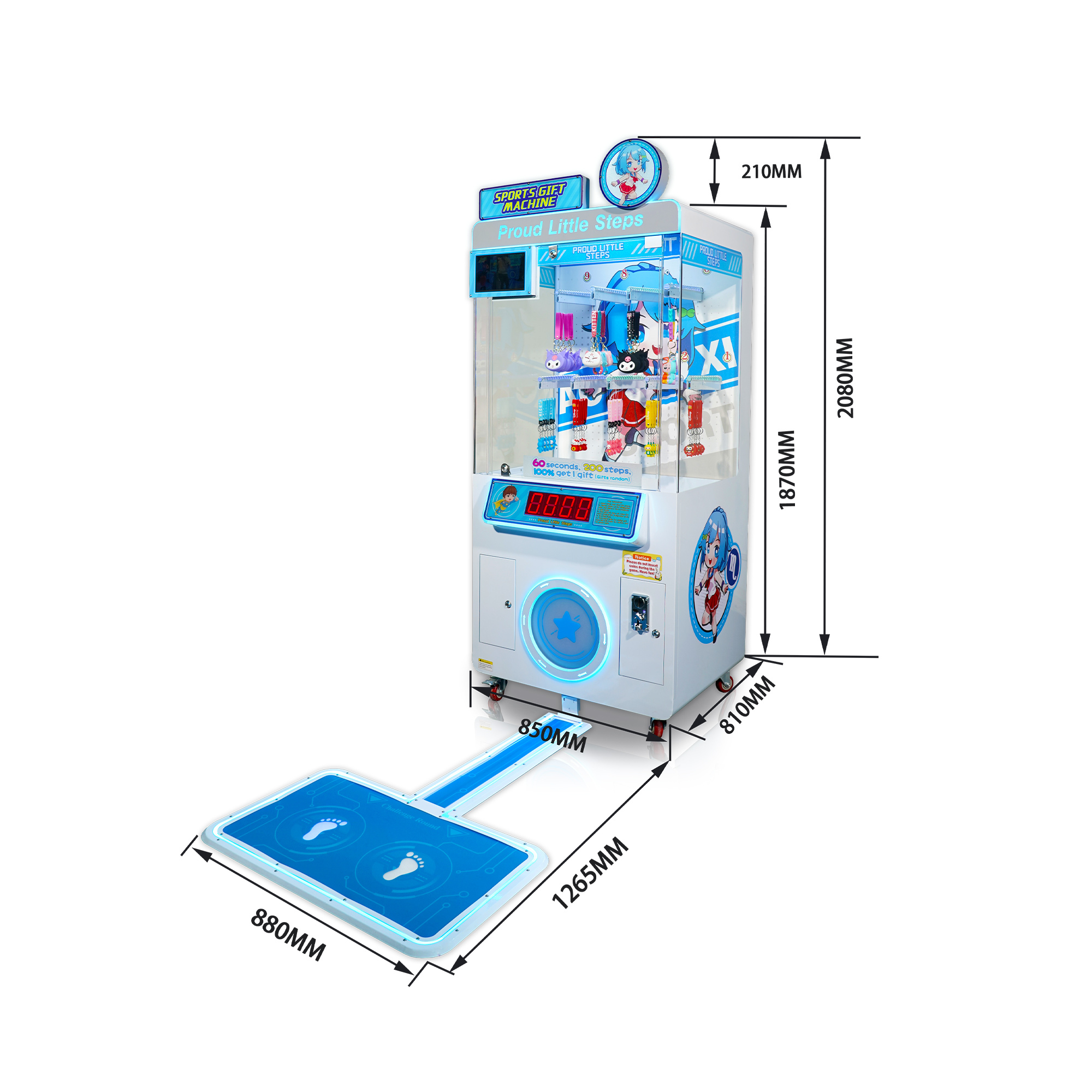 Sports Prize Game Machine Ver.1 Coin Operated Arcade Stepping Game Prize Machine,Arcade Machines For Sale From China Manufacturer - Raisefun