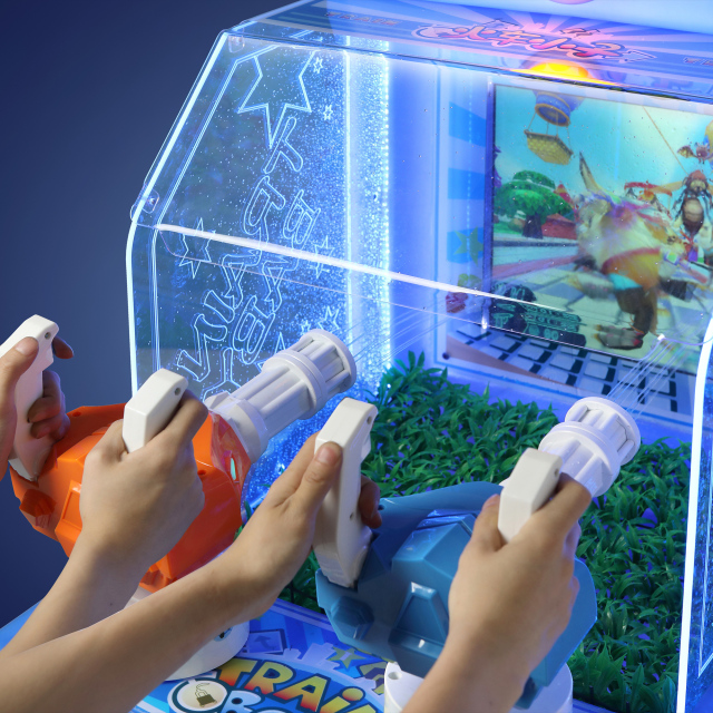 Kiddie Rides Machine Tow Players Water Gun Shooting Game Train Boy Shooter Coin Operated Kids Arcade Machine Manufacturer,Arcade Machines For Sale From China Manufacturer - Raisefun