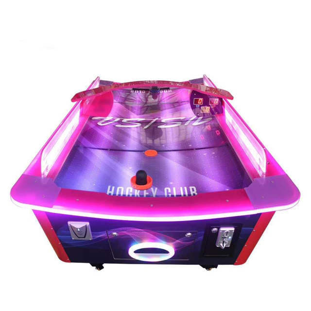 Arcade Amusement Curved Air Hockey Table Coin-Operated Indoor Sport Game Machine with Beautiful Lighting,Arcade Machines For Sale From China Manufacturer - Raisefun