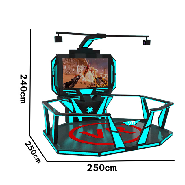 VR Simulator Classic Black Octagonal Platform Virtual Reality Games Machine,Arcade Machines For Sale From China Manufacturer - Raisefun