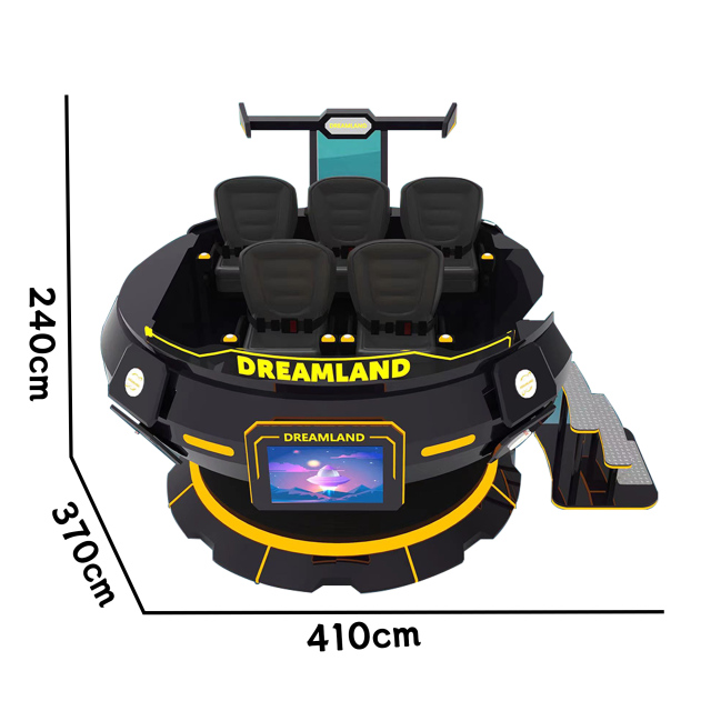 VR Simulator UFO VR Machine Five-Person Virtual Reality Immersive Game Machine,Arcade Machines For Sale From China Manufacturer - Raisefun