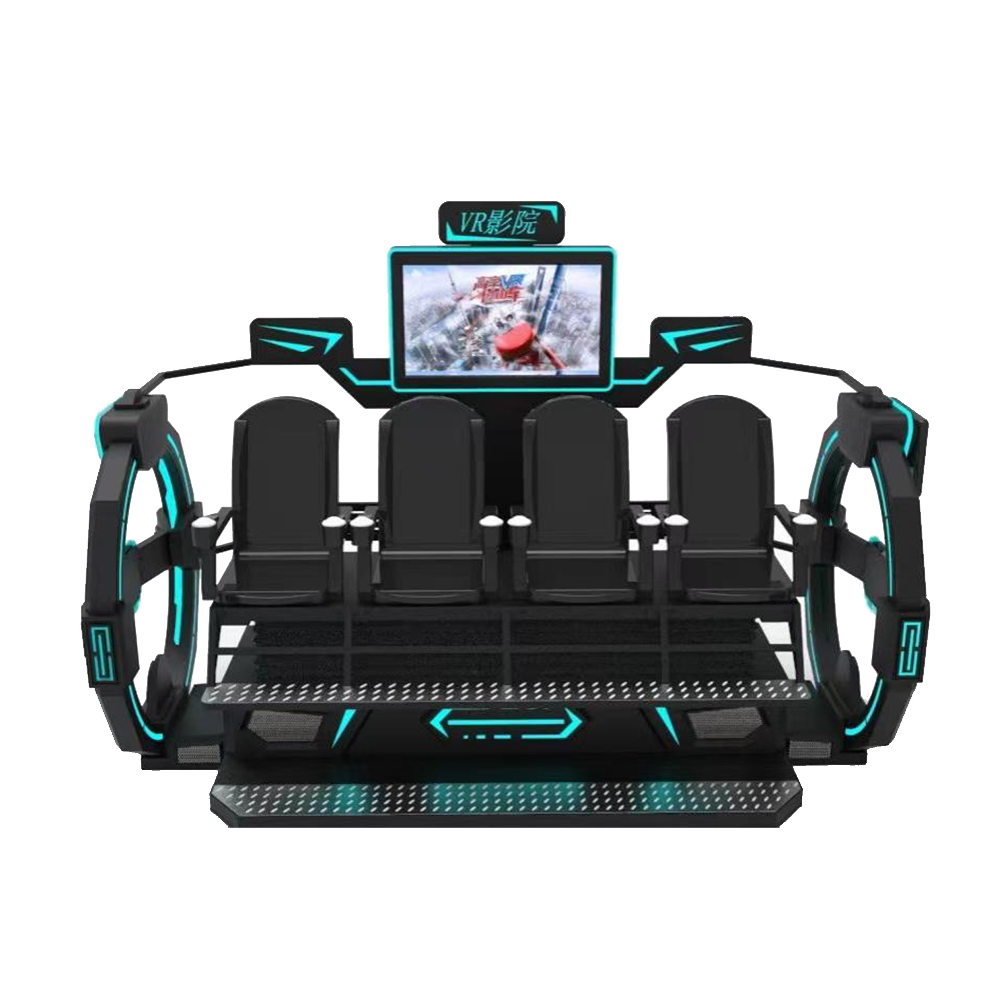 VR Simulator Space Cinema Four-person Virtual Reality Immersive Experience Dynamic Cinema,Arcade Machines For Sale From China Manufacturer - Raisefun