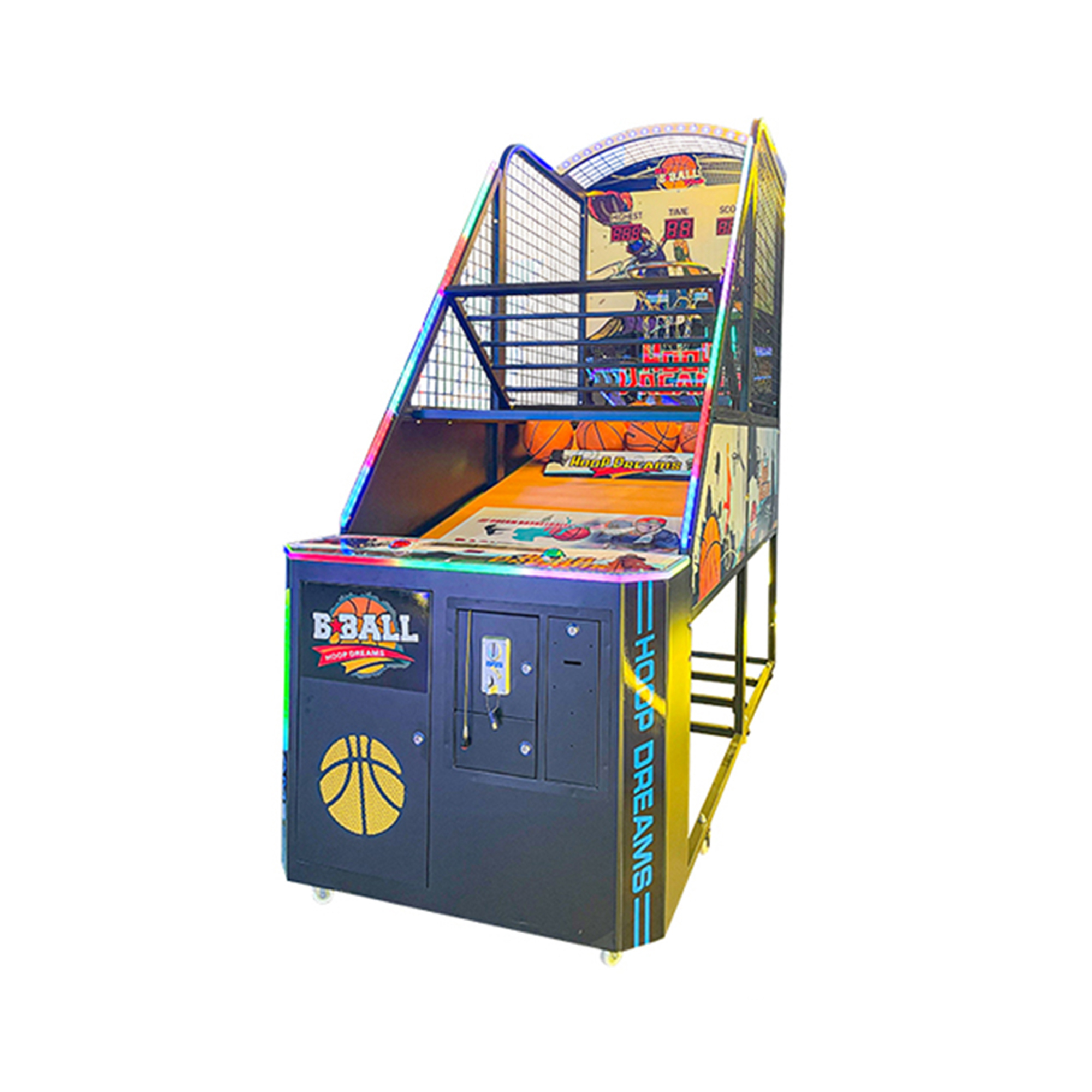 Arcade Entertainment Indoor Sport Deluxe Basketball Shooting Machine Coin Operated,Arcade Machines For Sale From China Manufacturer - Raisefun