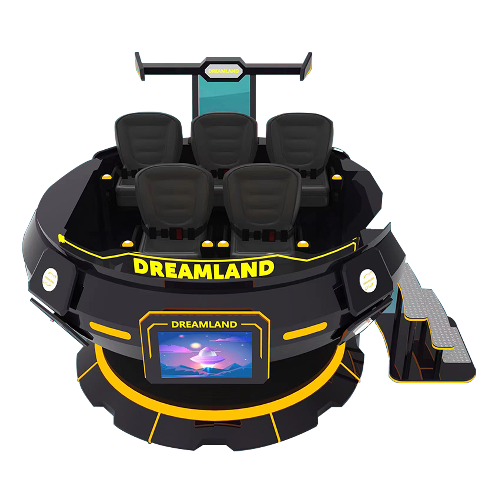 VR Simulator UFO VR Machine Five-Person Virtual Reality Immersive Game Machine,Arcade Machines For Sale From China Manufacturer - Raisefun