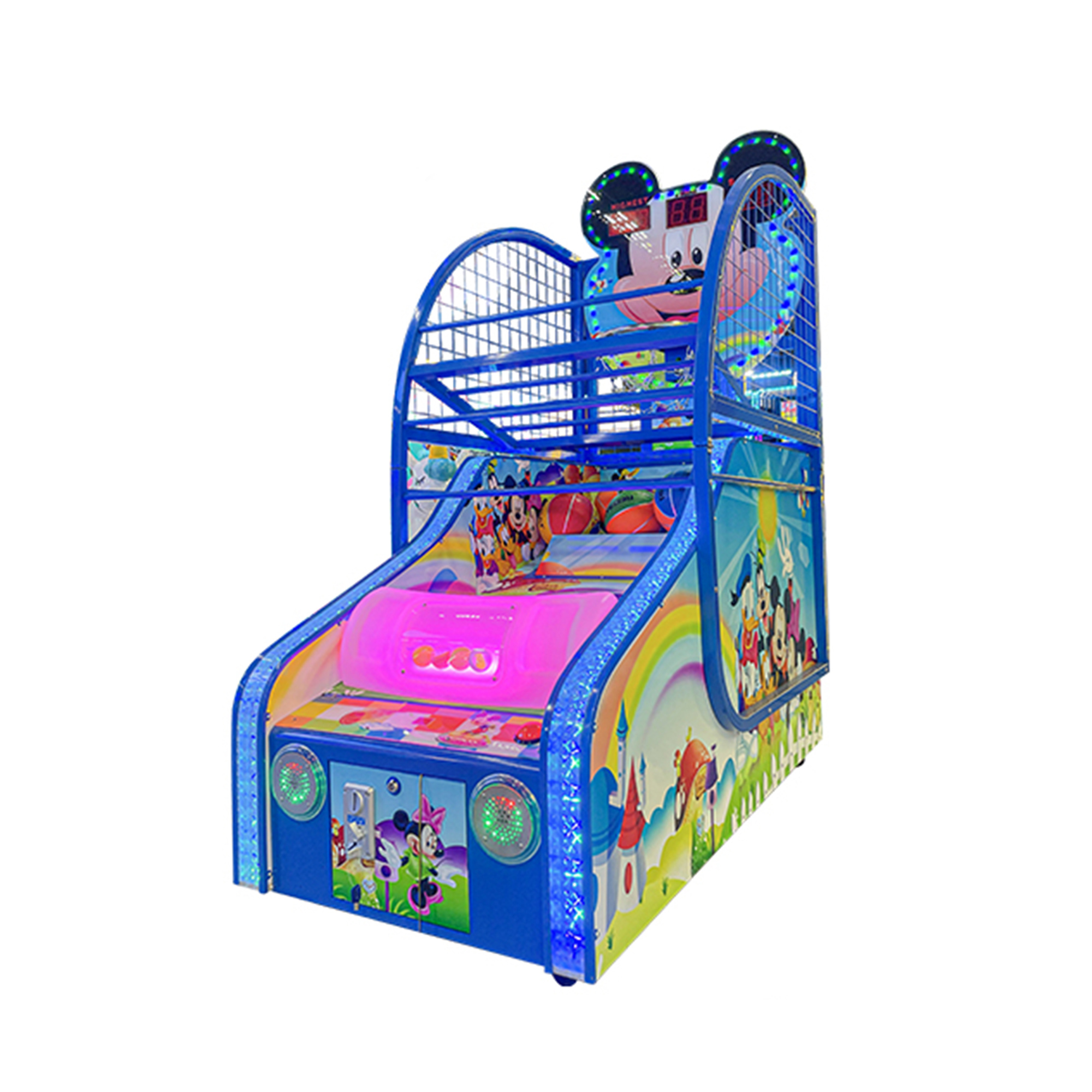 Kids Indoor Sport Mickey Mouse Basketball Shooting Game Coin Operated Arcade Machine,Arcade Machines For Sale From China Manufacturer - Raisefun