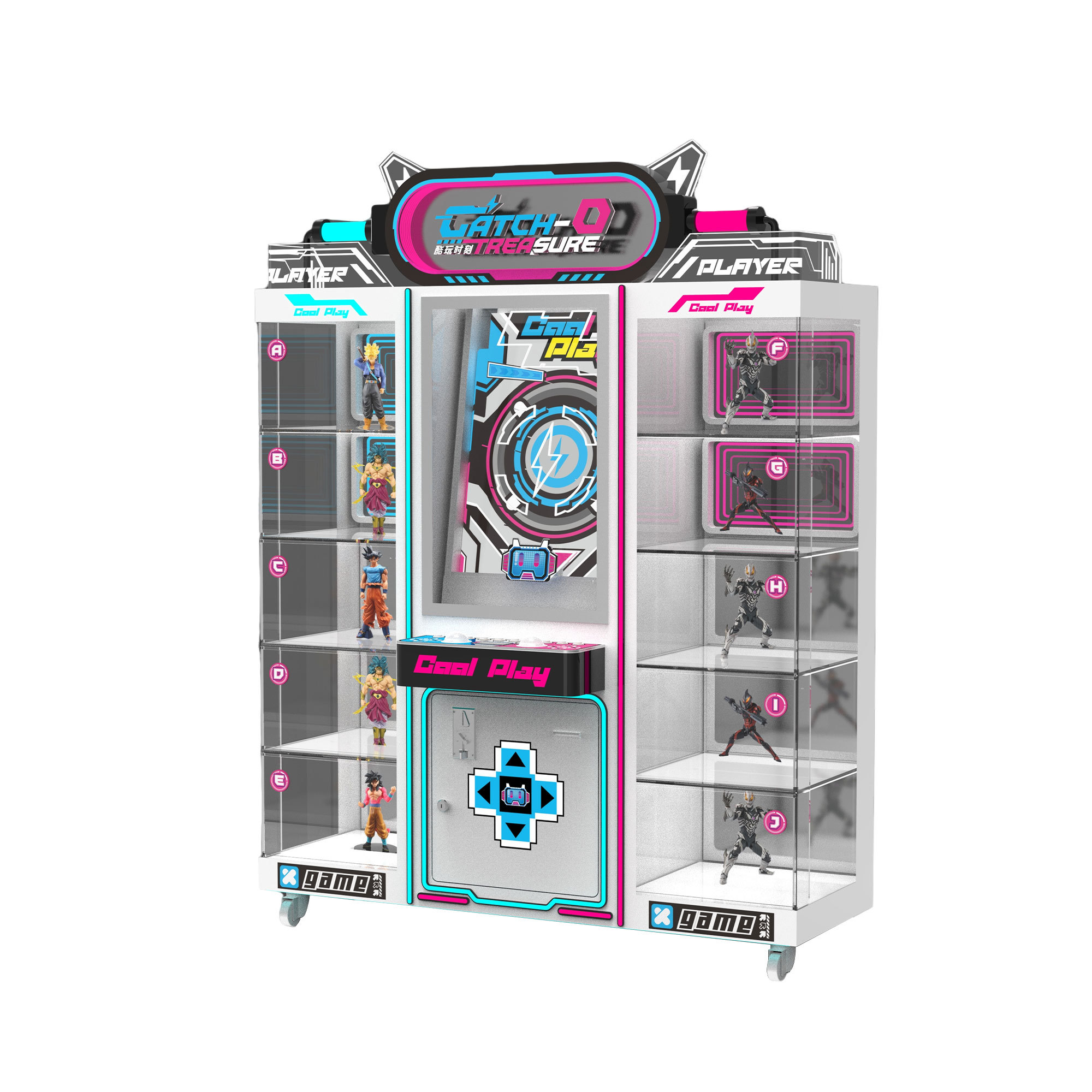 Prize Game Machine Lucky Catch Multi-Compartment Cabinet Prize Machine Coin Operated Arcade Machine,Arcade Machines For Sale From China Manufacturer - Raisefun