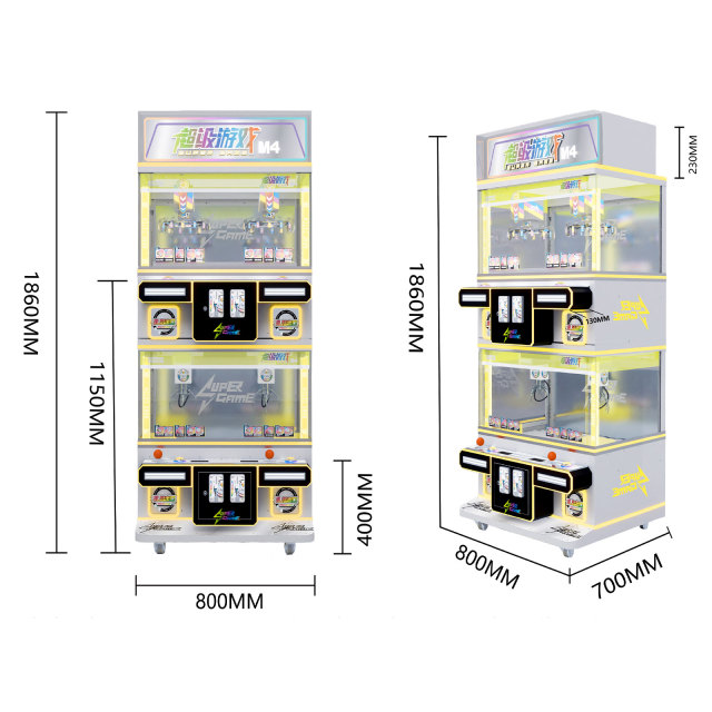 Mini Claw Machine Super Games M4 Coin Operated Custom Arcade Machine with Flash Light,Arcade Machines For Sale From China Manufacturer - Raisefun