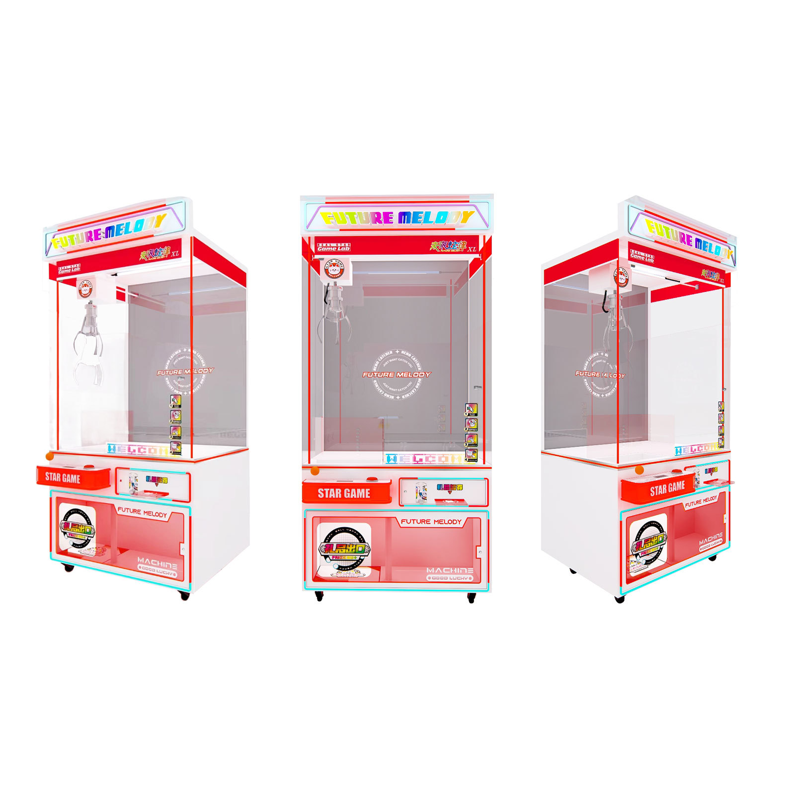 Toy Claw Machine Future Melody XL Coin Operated Custom Arcade Machine Multiple Colors Optional,Arcade Machines For Sale From China Manufacturer - Raisefun