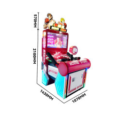 Ticket Redemption Boxing Game Machine with 2K HD Display Showing Game Rules and National Ranking, Play Games to Win Lottery Tickets,Arcade Machines For Sale From China Manufacturer - Raisefun